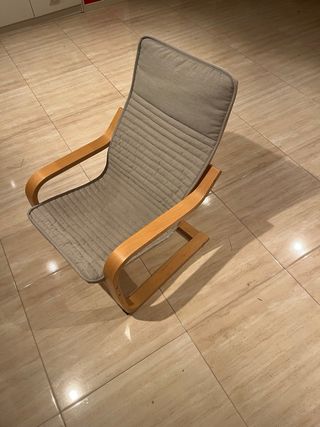 Sillón infantil madera y tela