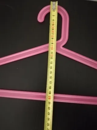 Lote de 47 Perchas Ikea Bagis Plástico Colores