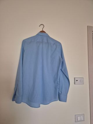 Camicia azzurra cotone taglia M