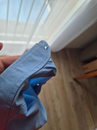 Camicia azzurra cotone taglia M