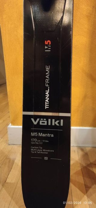 Esquís Völkl Mantra M5 Alta Gama 170cm
