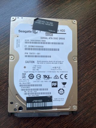 Disco Duro Seagate 500GB SATA 2.5