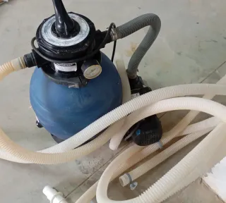 Depuradora de arena para piscina