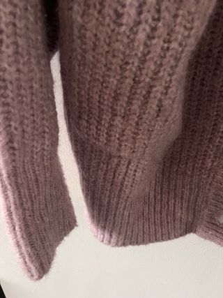 Cárdigan Zara Lana Talla Única Rosa