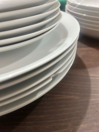 Vajilla Porcelana El Corte Inglés 18 Piezas