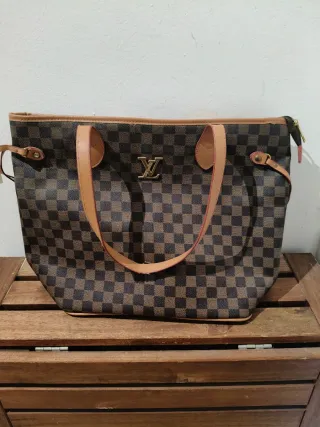 Borsa Louis Vuitton Beige e Marrone