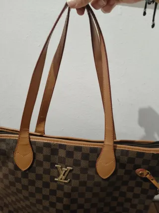 Borsa Louis Vuitton Beige e Marrone