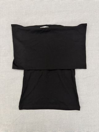 Top sin mangas negro