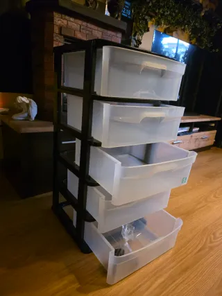 Cajonera Organizador 5 Cajones Apilables