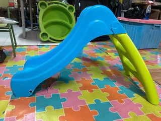 Tobogán para agua Feber azul y verde