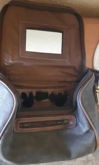 Neceser/Maletín Vintage Verde oscuro