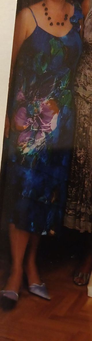 Vestido de fiesta elegante estampado floral