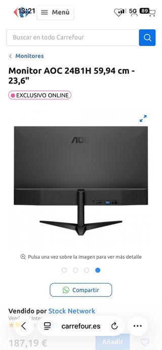 Monitor AOC 24 FullHD 5ms HDMI