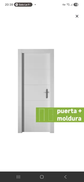 Puertas de interior blancas
