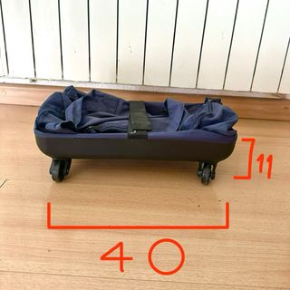 Bolsa maleta blanda azul con ruedas