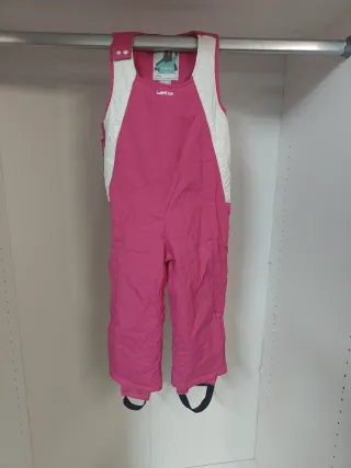 Mono de esquí Wedze rosa y blanco