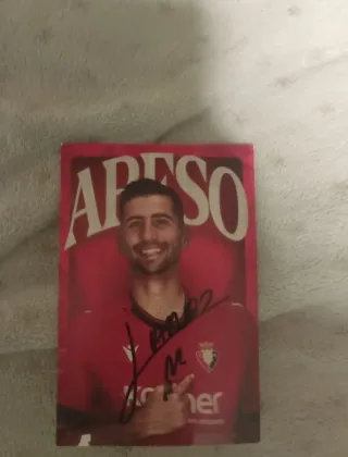 Foto firmada Jesús Areso Athletic