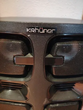 Altavoz Bluetooth krhuner con USB, Tarjeta, Aux