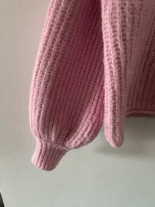 Jersey Zara rosa punto