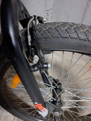 Bicicleta BMX Roja Btwin X-UP