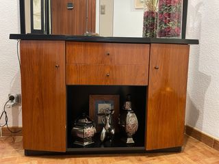 Mueble recibidor madera