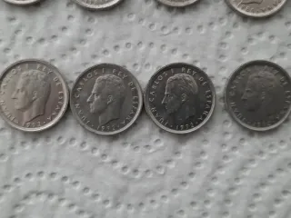 Lote 12 monedas 10 pesetas Juan Carlos I