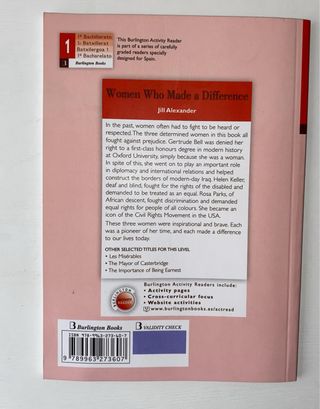 WOMEN WHO MADE A DIFFERENCE 1ºNB