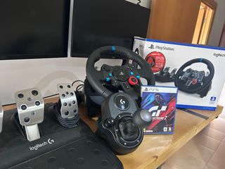Volante Logitech G29 + Pedales + Cambio + GT7