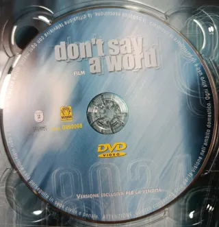 DVD Don't Say A Word Cofanetto 2 DVD