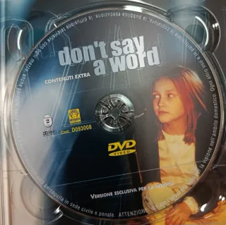 DVD Don't Say A Word Cofanetto 2 DVD