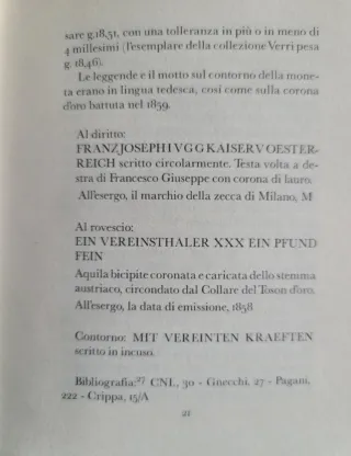 TALLERO DELLA LEGA DI FRANCESCO GIUSEPPE I D'ASBUR