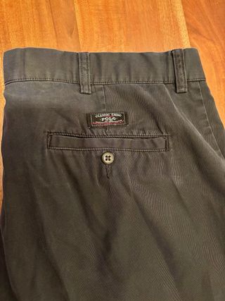 Pantalón Chino Negro Vintage Polo Ralph Lauren