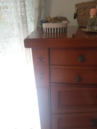 Mesitas de noche y sinfonier madera