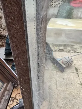 Puerta seguridad &2 ventanas PVC Persiana+Mosquite