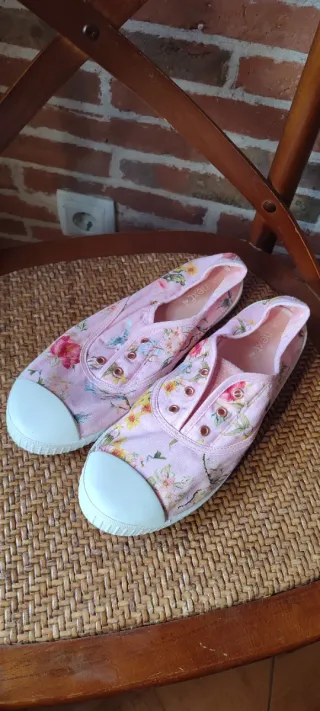 Zapatillas florales niña/mujer T41