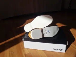 Zapatos Fórmul@ Naranja y Blanco