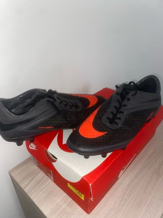 Scarpe calcio Nike Hypervenom Nere Arancio