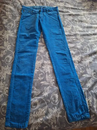 Pantalón pana Bluedip azul talla XS