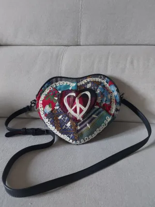Bolso Corazón Desigual Multicolor