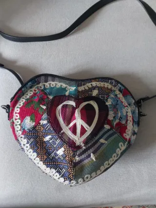 Bolso Corazón Desigual Multicolor