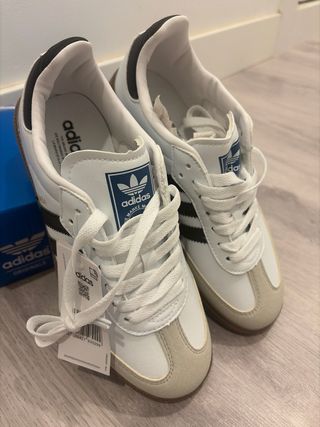 Adidas Samba Blancas y Negras