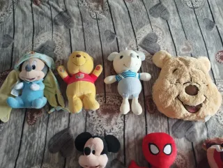 Lote Peluches Disney Mickey, Winnie, Spiderman
