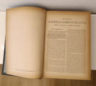 Antiguo libro jurídico original de 1895 – España