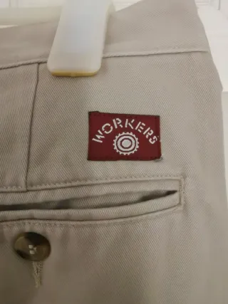 Pantalón chino Workers beige caballero