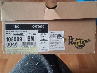 Stivali Dr. Martens Rossi Unisex