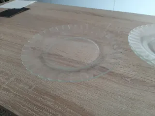 Platos Duralex transparentes de cristal
