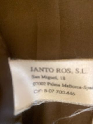 Chaquetón de piel marrón