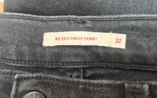 Vaqueros Levis Negros Mujer Talla 32