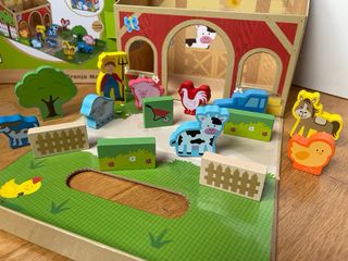 Mi Primera Granja Maletín Nenittos Madera