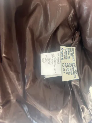 Giubbotto Moncler Donna Marrone Tg. L